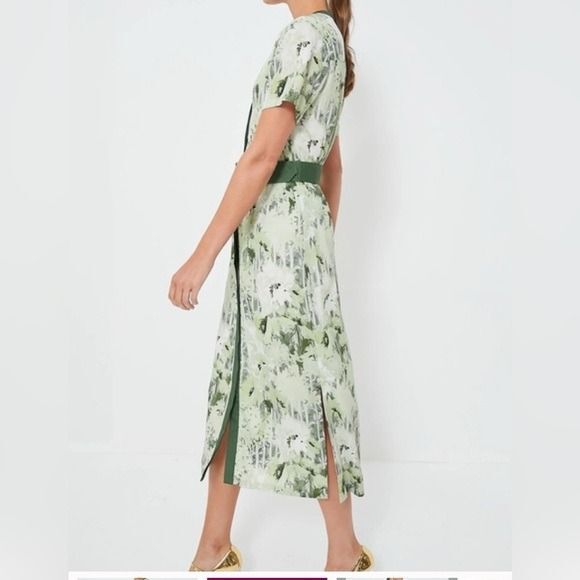 Tuckernuck Shady Grove Floral Camille Dress Green Floral Midi Maxi XXL NWT - Picture 12 of 12